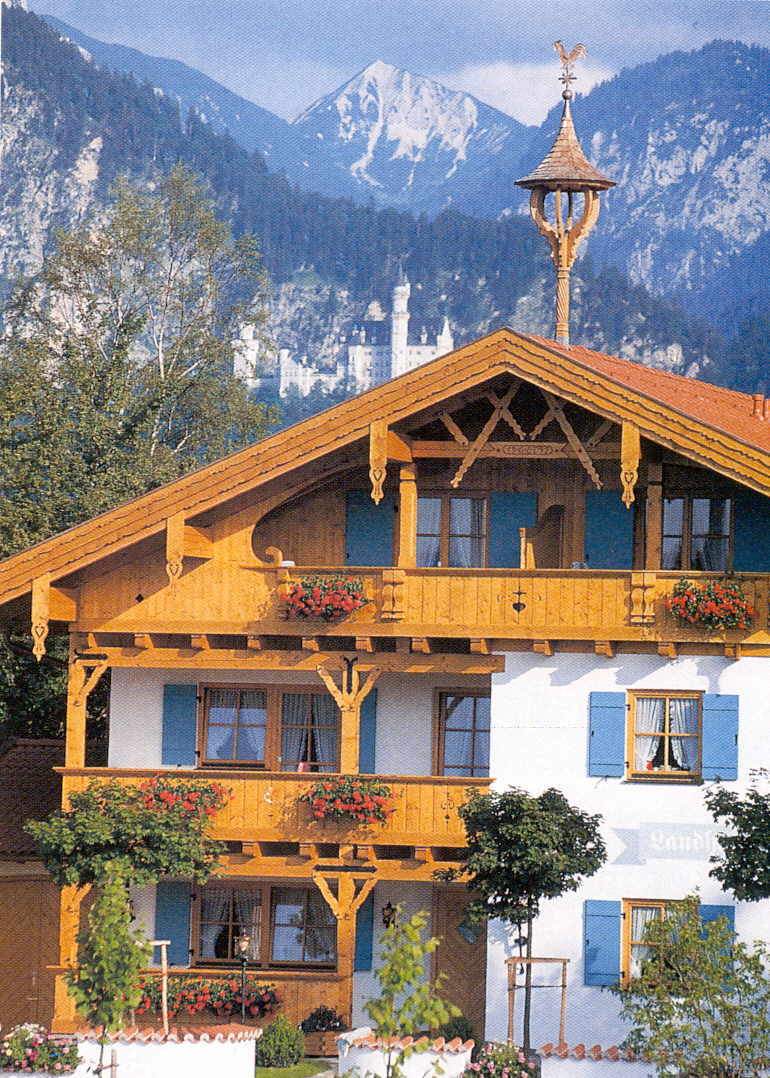 Hotel in front of Neuschwanstein castle